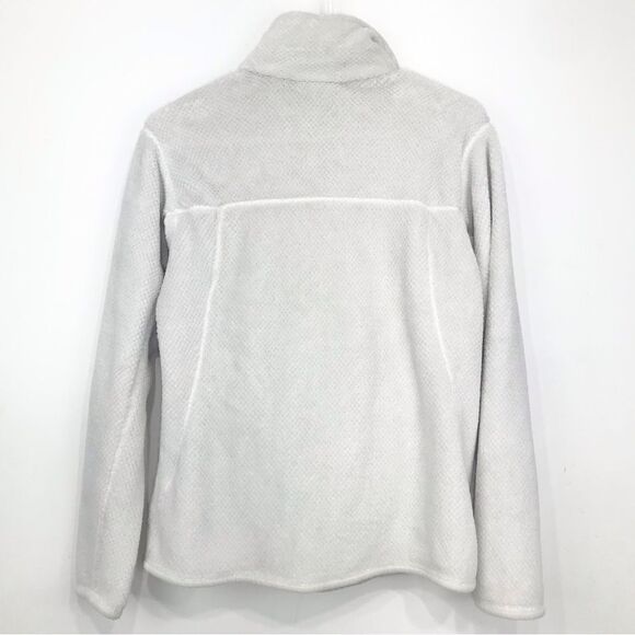 Patagonia RE-TOOL White Cream Quarter Snap Fleece Polartec Performance Pullover - Picture 9 of 16